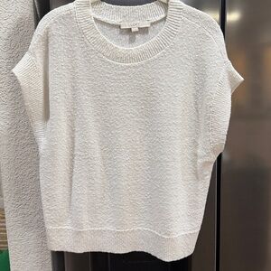 Loft cap sleeve sweater